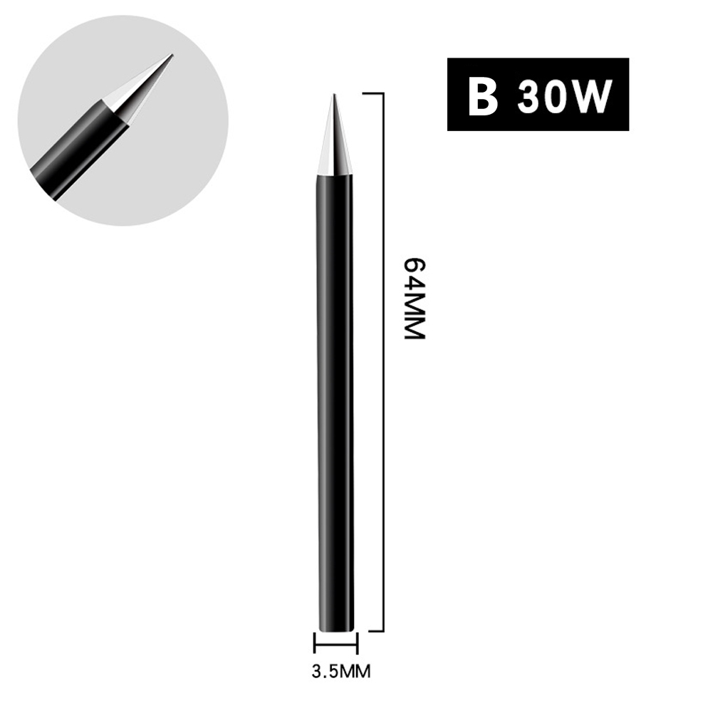 30/40/60w bleifreie lötspitzen, schweißspitzen, ersatzheizkörper, lötkopf 64-70mm bcdk-lötkopf mit externer heizung