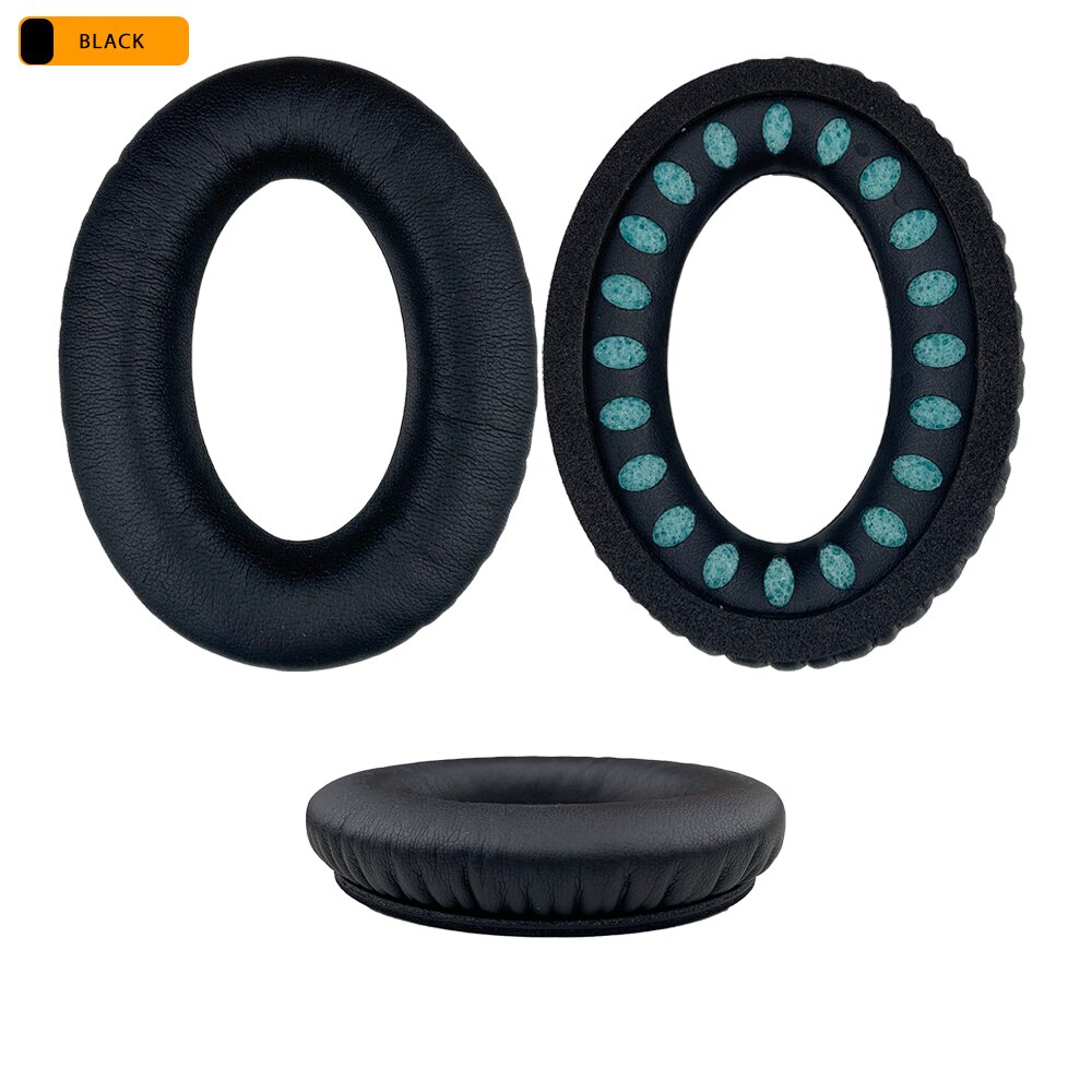 Nullmini vervangende leren oorkussens voor bose quietcomfort  qc35 qc35ii hoofdtelefoon hoofdband oorkap