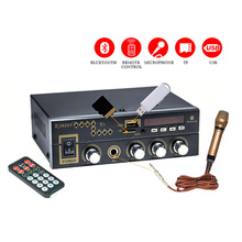Microfoon Hifi Bluetooth Eindversterker 12V 110V 220V Digitale Speler Dvd Cd MP3 Tf usb Multifunctionele Fm Radio