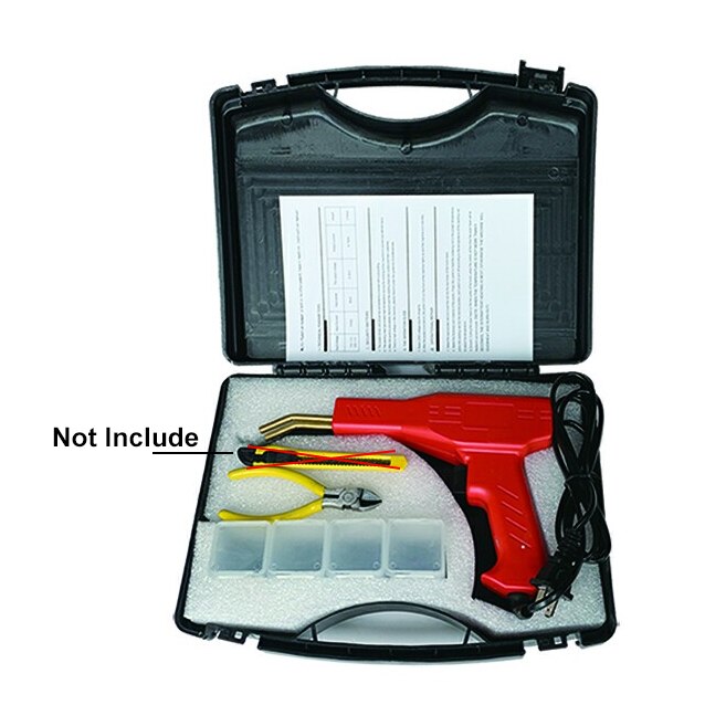 Soldador de plástico para coche, herramientas de garaje, grapadoras en , máquina de grapas de plástico de PVC, reparación de grietas de Pvc