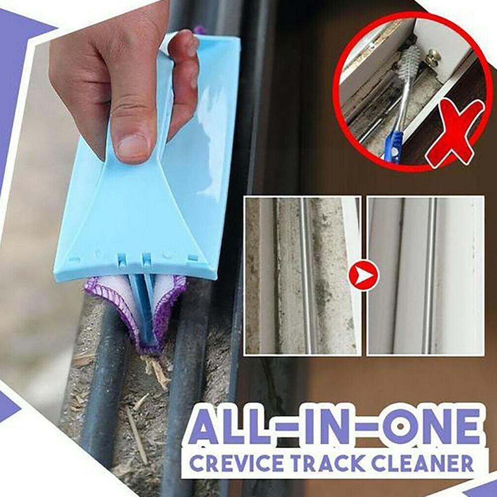 Glass Cleaning Artifact Groove Cleaning Brush Cleaning Groove Window Gap Sill Track Window Tool Wiper Glass Household Brush G4Q6