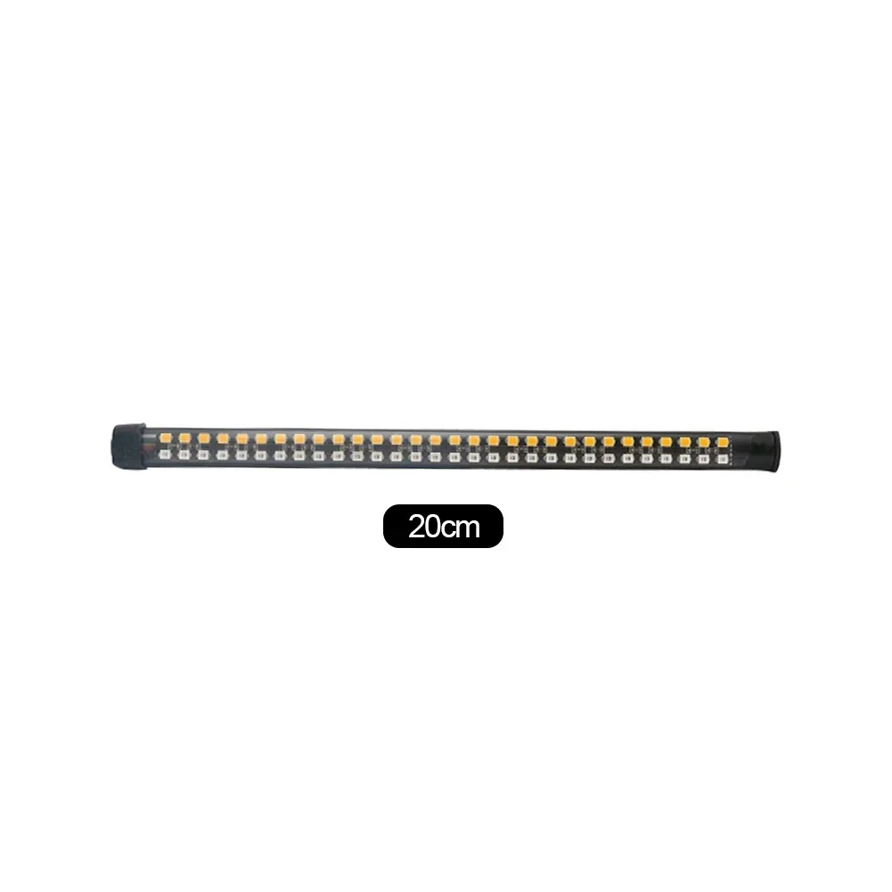 20 cm 30 cm 40 cm Motorrad flexibel LED Rücklicht Streifen Hinten Blinker Bremslicht halt Tagfahrlicht: Beige