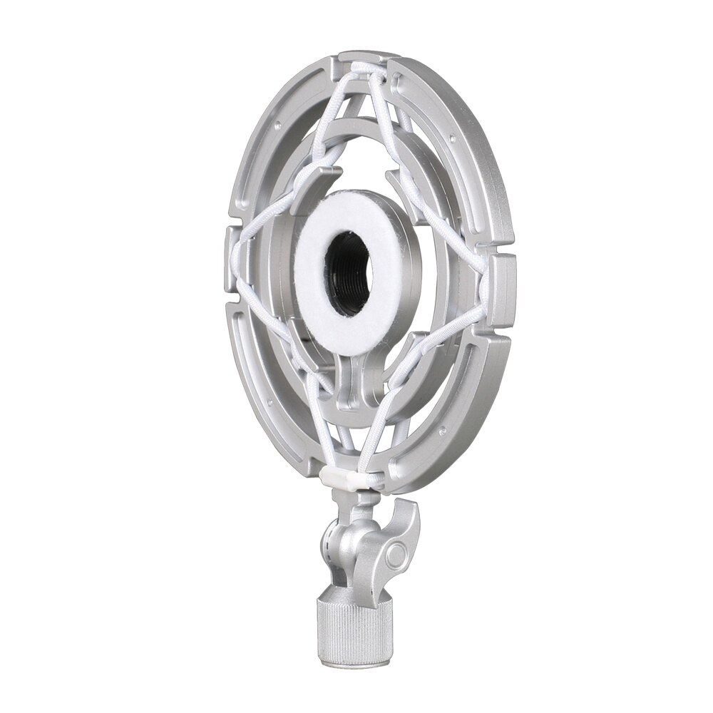 Soporte de micrófono ligero y portátil, accesorio antivibración con rosca de 3/8 "a 5/8" para grabación de estudio,: T-1