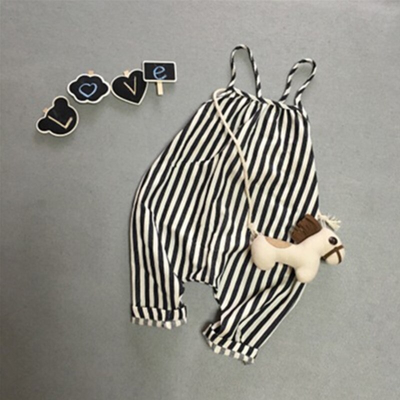 Toddler Kids Baby Girls Boys Unisex Harem Pants Striped Trousers Spring Autumn Overalls 0-4T Children's Clothes