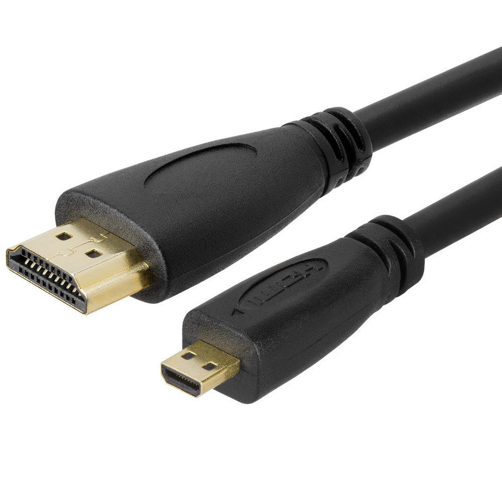 1M Micro USB vers HDMI 1080p câble TV adaptateur AV téléphones mobiles tablettes HDTV caméra paquet 1 HDMI 2.0a poly-sac