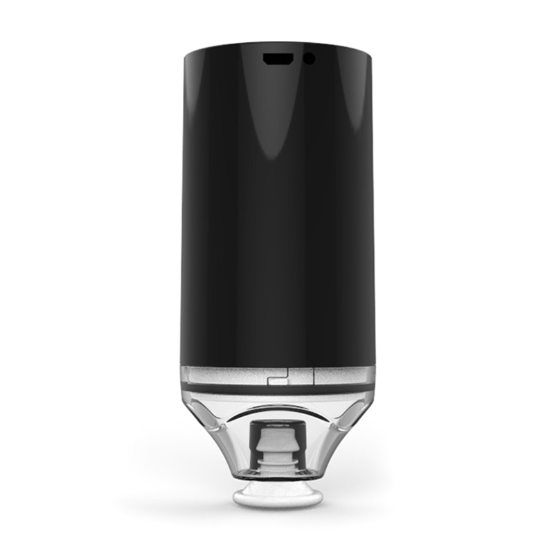 Handheld Food Vacuum Sealer Packaging Machine Mini Film Container Packer USB Rechargeable Kitchen Supplies U1JE: Black