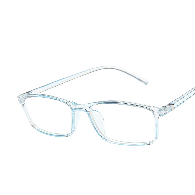 Anti Light Glasses Ray Blue Anti Blue Fatigue Protection Blocking Glasses Eye Square Radiation Computer: Clear Blue