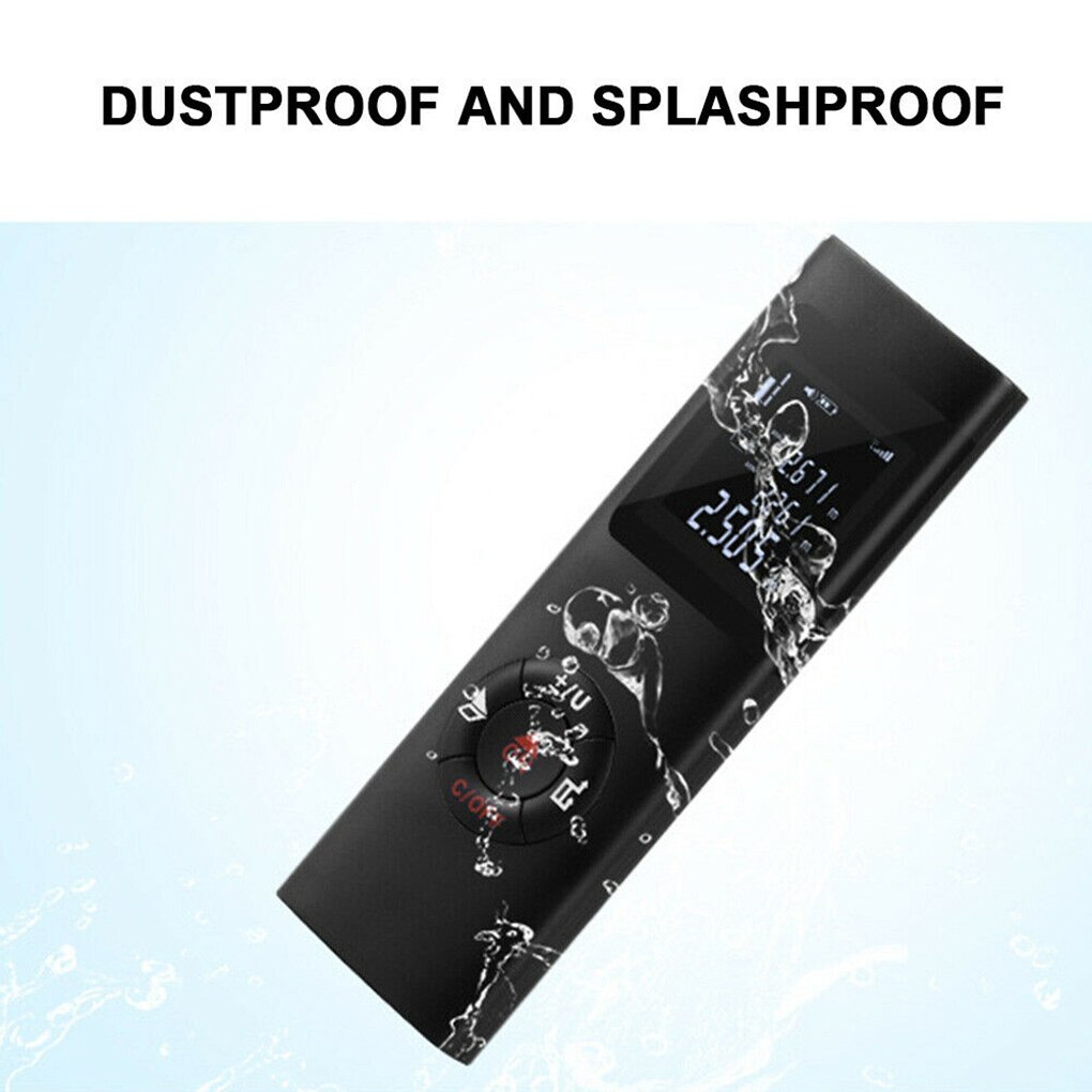 Mini Handheld 40M Smart Digital Distance Meter Multifunctional Range Rangefinder Portable USB Charging Distance Measuring Meter