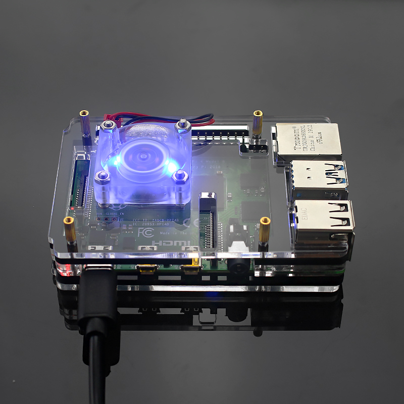 Raspberry Pi Robot Led S Robot 6 Layer Raspberry Pi 4 Model B Acryl Case ... – Vicedeal