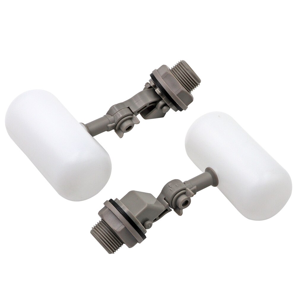 Mini Float Valve 1/2 or 3/4 Water Float Valve with Adjustable Arm Automatic Fill Valve Kit for Livestock Water Tank Fountains