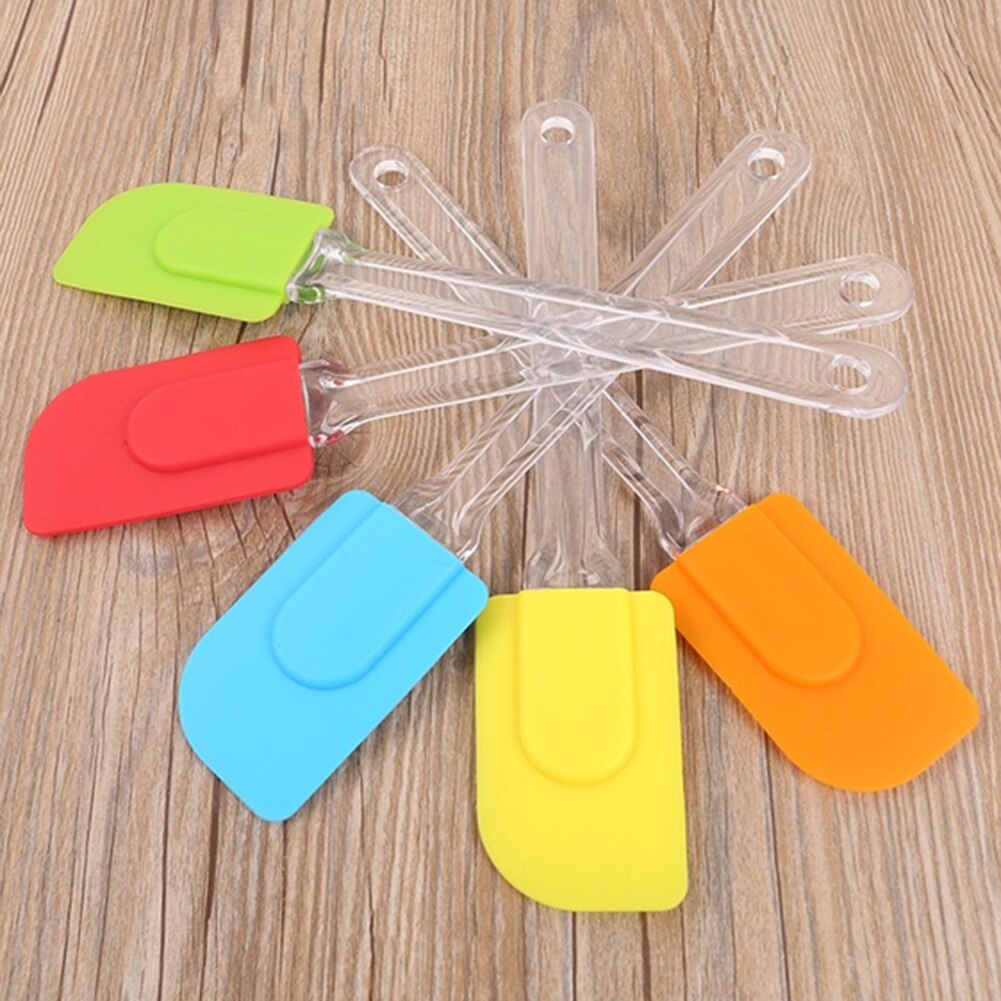 Multicolore alimentaire antiadhésif beurre cuisson Silicone spatule ensemble Cookie pâtisserie grattoir gâteau cuisson spatule Silicone spatule