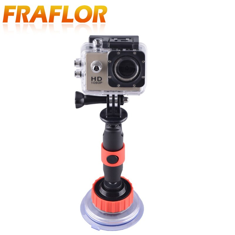 Gopro auto rode zuignap adapter raamglas houder statief voor gopro hero 4 3 2 sjcam  sj4000 xiaomi yi camera accessoires
