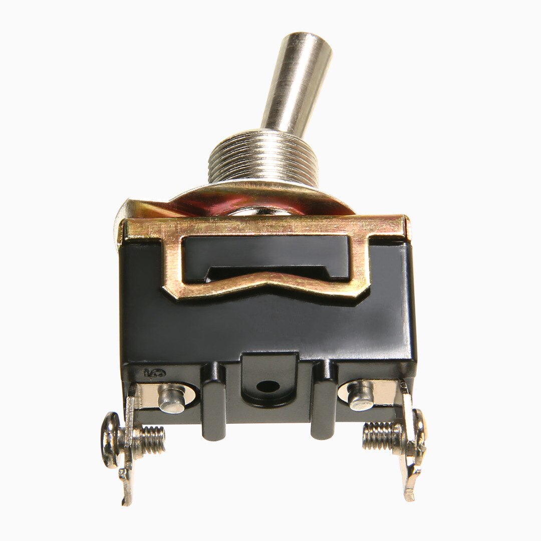 5pcs/set 12V 15A Heavy Rocker Toggle Flick Switch ON/OFF Car Dash Light Metal SPST 2pin