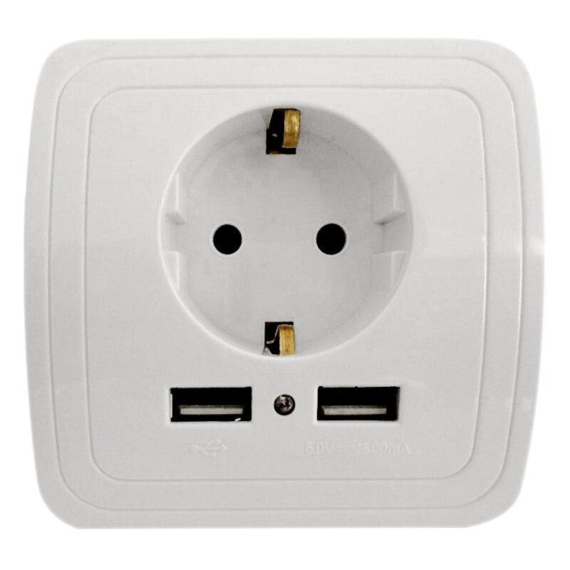 USB German Socket German Standard Power Outlet European Socket European Regulations European Standard Wall Socket