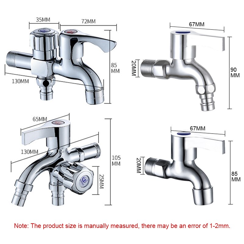 Washing Machine Faucet Machine Mop Pool Taps Home Washing Machine Tap Zinc Alloy Garden Bibcock for Home Bibcocks