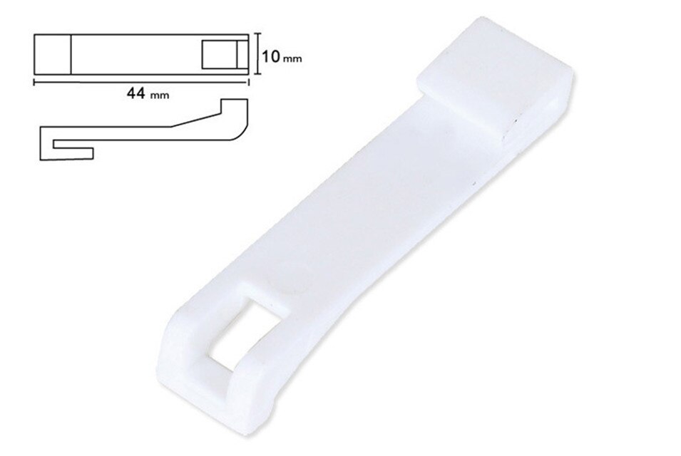 Elektrisk gardinskinne tilbehør, koblinger, trinser, kroker for xiaomi aqara dooya gardinskinne: Krok  (5 stk)