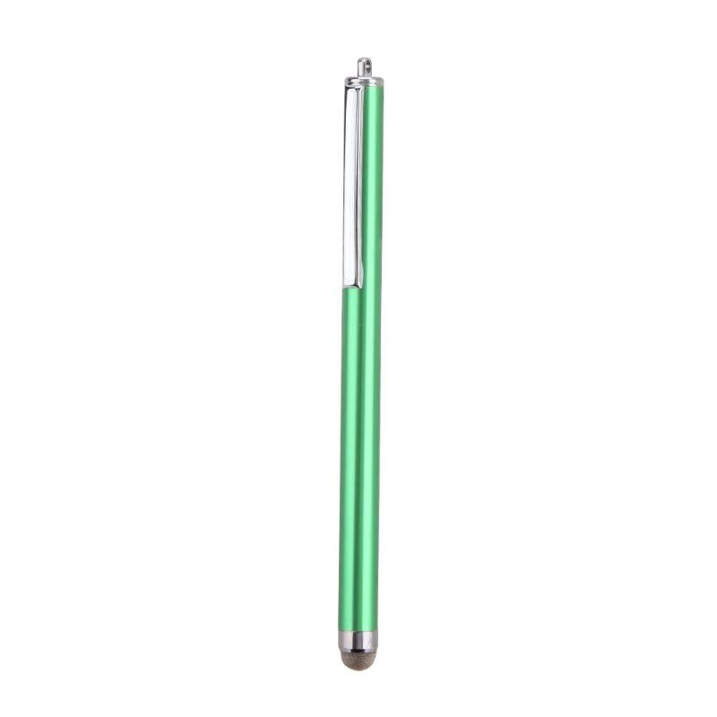 Universal Metal Mesh Micro Fiber Tip Touch Screen Stylus Pen for iPhone for Samsung Smart Phone Tablet PC Stylus Pen 9 Colors: Green