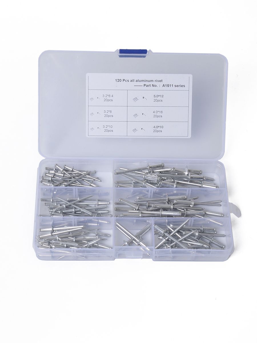 120pcs All Aluminum POP Rivet Set Aluminum POP Aluminum POP: Default Title