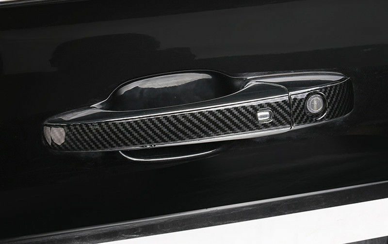 Für Jeep Grand Cherokee Carbon Fiber Schwarz Seite Türgriff Abdeckung Trim 8pc Auto modifikation Auto teile