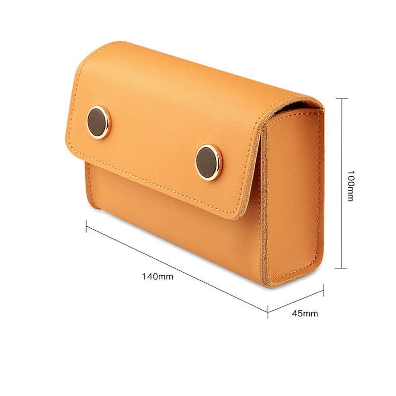 Leather Pouch case For Macbook Accessories Mouse Data Line Power Spply Storage Bag