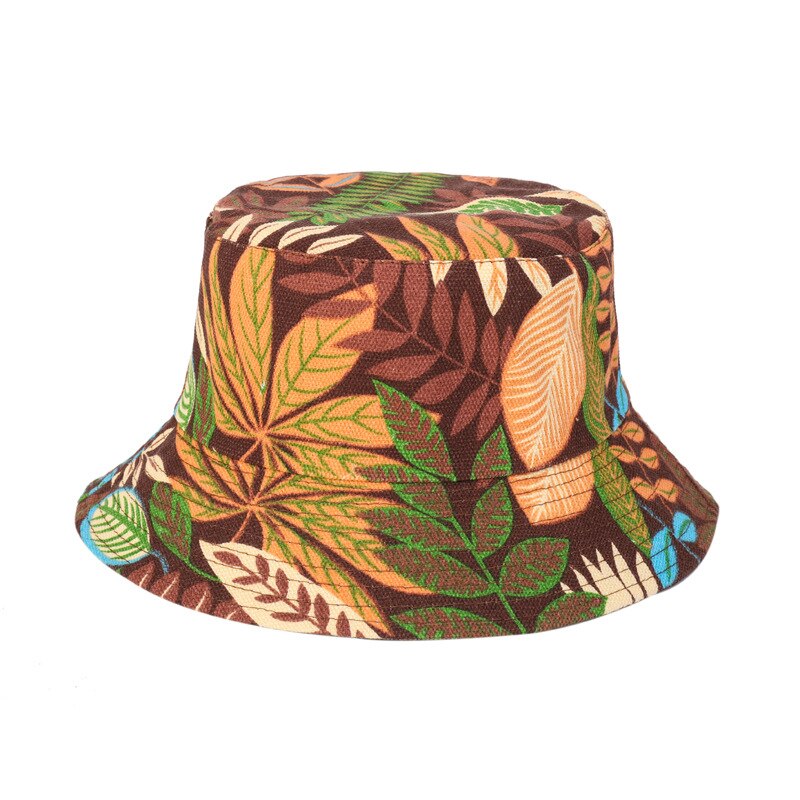 Löv dam bucket hatt herr panama hatt bomull fiskare hattar sol fiske bob svart panama trendig hip hop boonie: 20