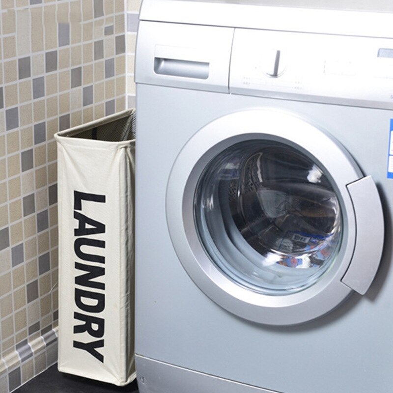 Aluminum Frame Laundry Basket Can Be Folded Dirty Clothes Basket Tall Thin Laundry Basket With Brake Function Universal Wheel