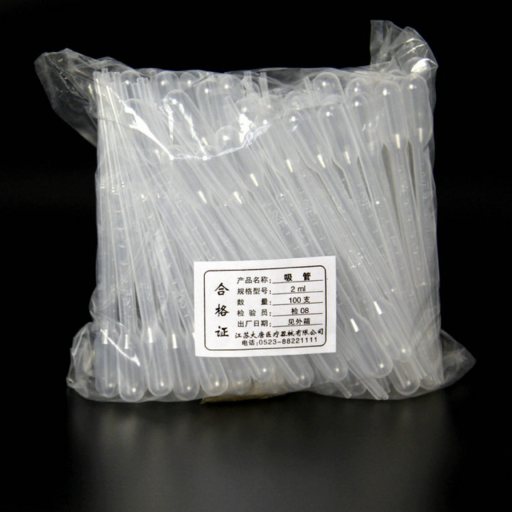 100 Pcs Plastic Pasteurpipet Transferpipet Dropper Polyethyleen 0.2 Ml/0.5 Ml/1 Ml/ 2 Ml/3 Ml