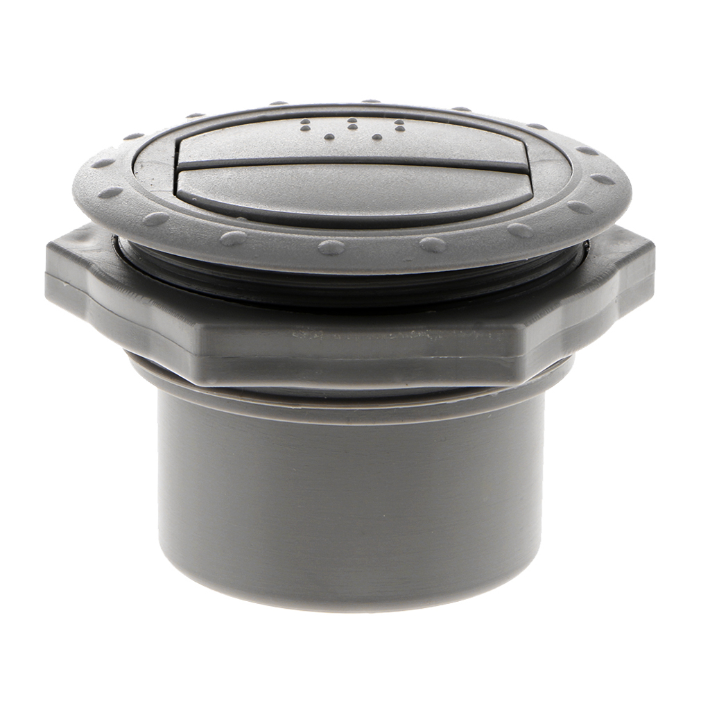 RV Motorhome Interior Air Vent Exhaust Air Flow Vent Outlet - 78x51mm Grey