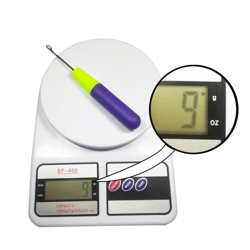 Large Latch Hook Crochet Needle Ventilating Holder and Needles For Making Wigs Hair Extensions Tool Hook Needle Knitting