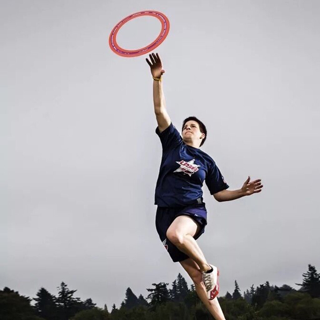 1pcs 10in Ultimate Flying Disc Flying Ring Saucer Outdoor Leisure Outdoor Game Play Beach Flying Disc for kids toy