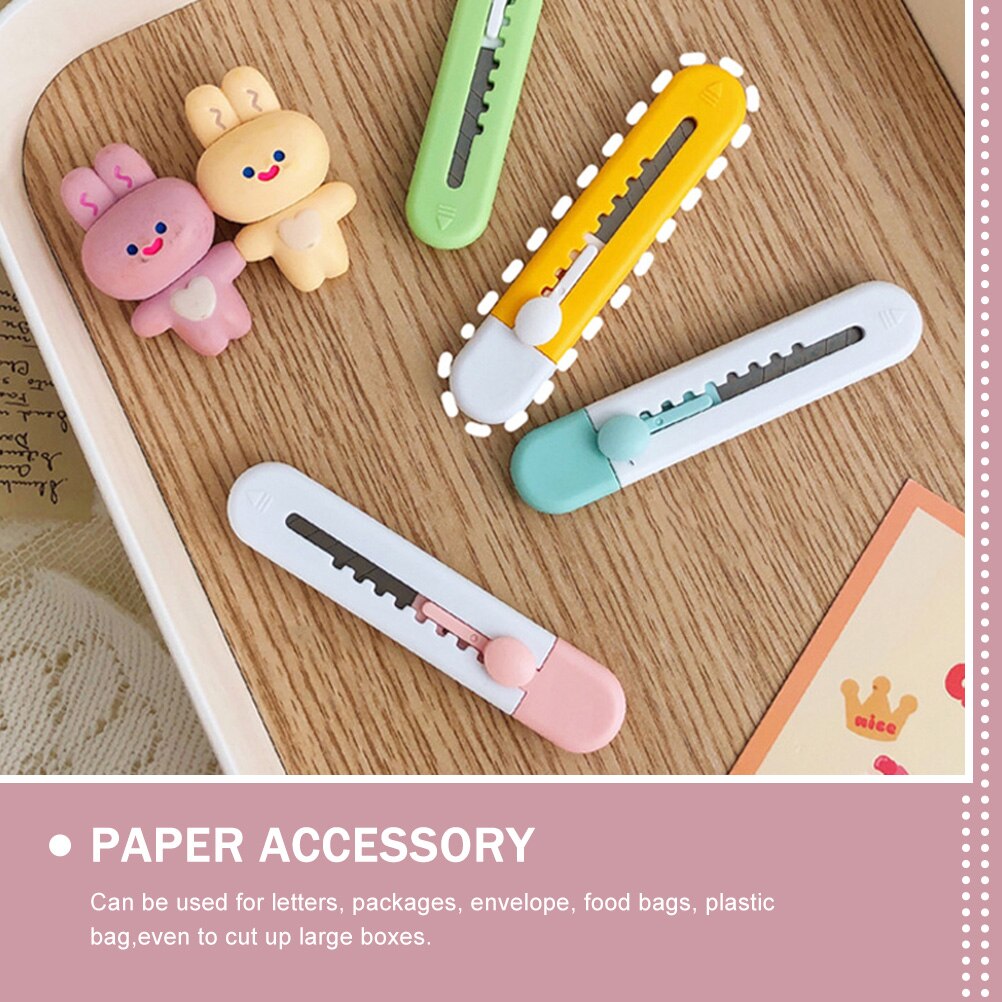 5Pcs Portable Mini Cutters Multi-function Paper Cutters Convenient Craft Cutters Paper Supply