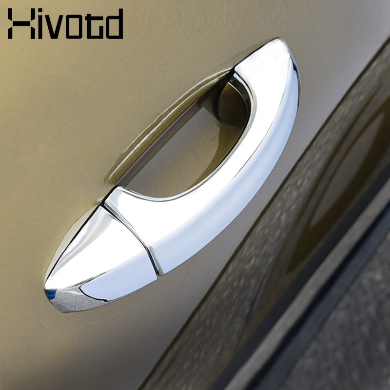 Hivotd Voor Skoda Kodiaq ABS Chrome Deurgreep Cover Trim Exterieur onderdelen chroom styling decoratie auto accessoires