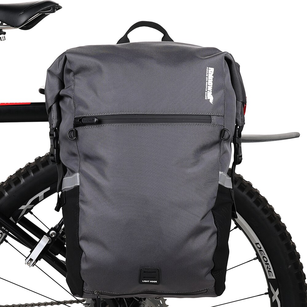 Rhinowalk 24L Cyclimg Tas Multifunctionele Bike Fietstas Waterdicht Fiets Rear Seat Bag Rugzak Motor Tas Bagage Tas