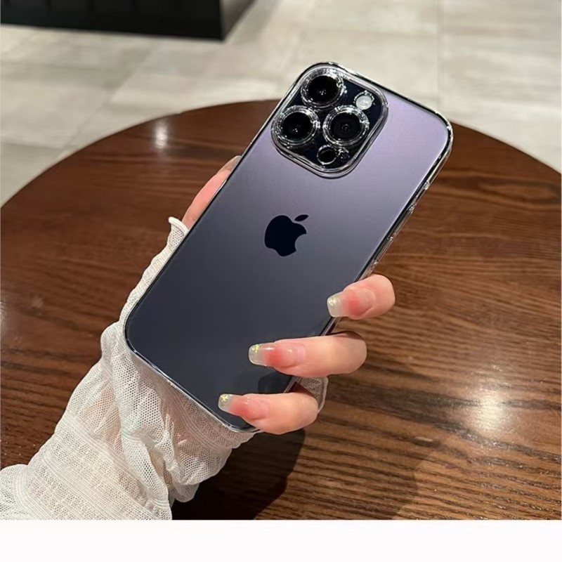 Voor iphone 15 Pro Case iphone 11 12 13 mini 14 15 16 Plus 16 Pro Max Cover Camera Bescherming Clear siliconen Case iphone 15 Pro