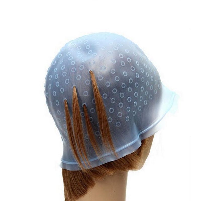 Hair salon Magicap Cap Silicone Thicken Pick up Dye Hair Coloring Cap Hair Styling tools