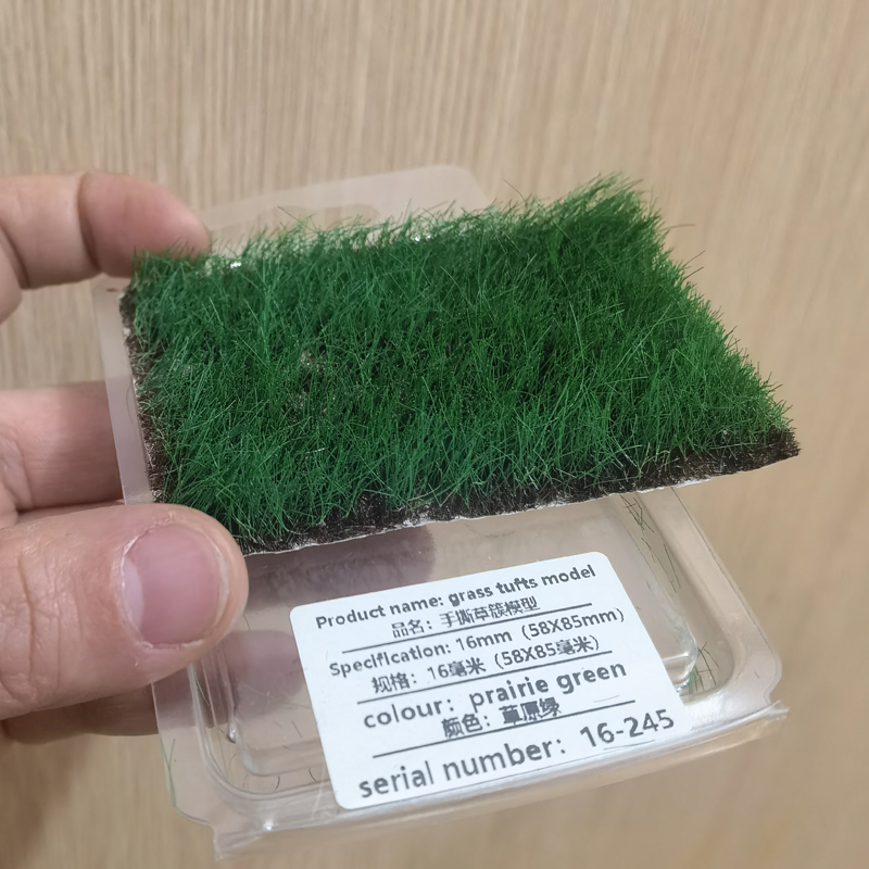 Simuleringsmodell gress plen håndrevne blomsterklaser modellbygging hagedekorasjon gjør-det-selv-materialer modell forstad vegetasjon: Rød