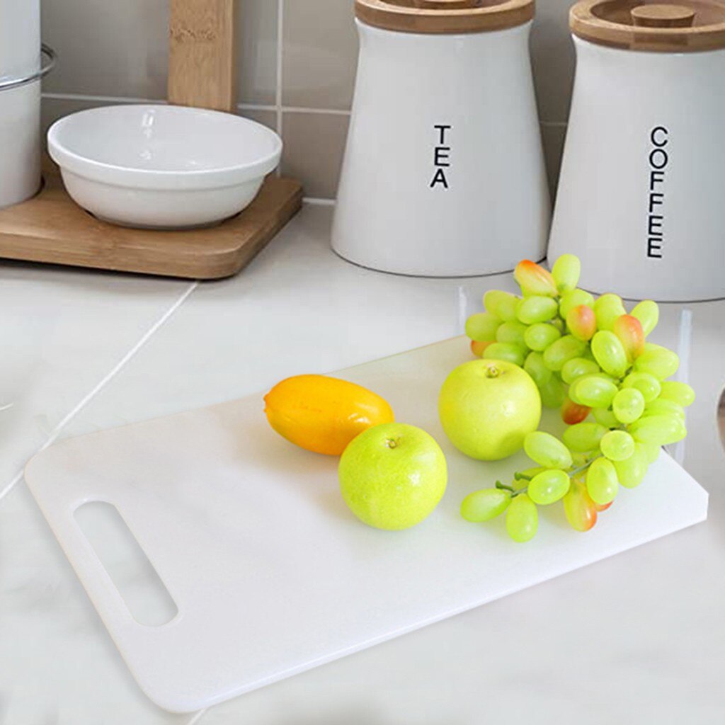 Kitchen Plastic Chopping Board Non-Slip Feet Deep Drip Juice Groove Hangable plastic cutting board Fruit and Vegetable Cutting M