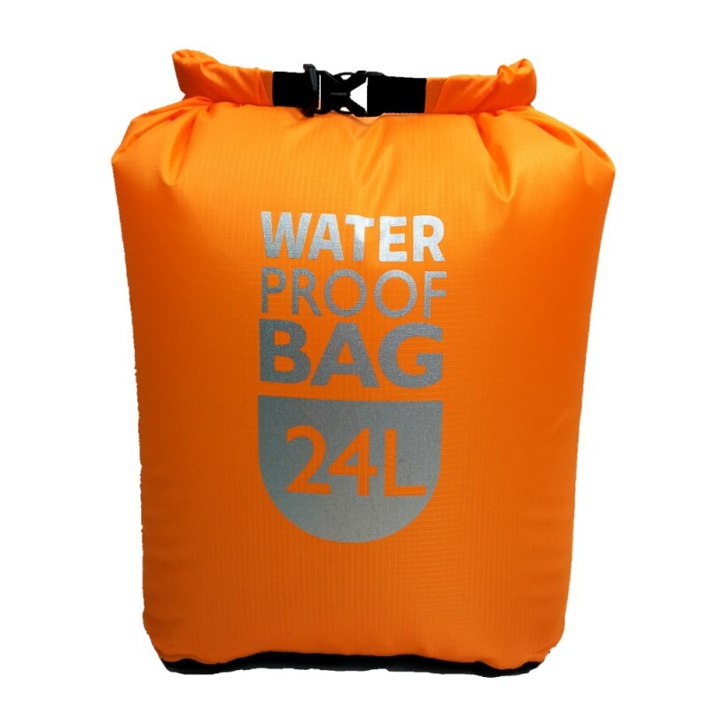 Na świeżym powietrzu 6L12L 24L worek wodoszczelny Dry Bag opakowanie worek basen Rafting kajak rzeka Trekking pływający żeglarstwo kajakarstwo: Orange 24L