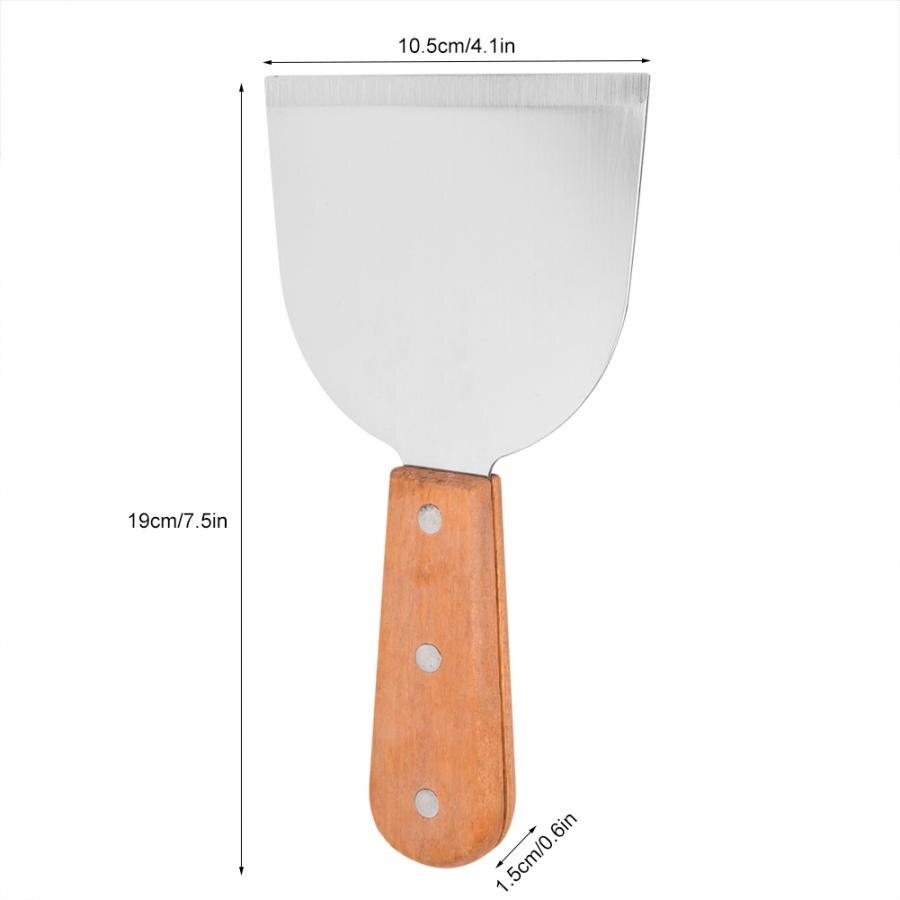 Stainless Steel Barbecue BBQ Grill Scraper Kitchen Cooking Steak Fried Shovel Pancake Flipper Cooking barbecue Tool Gadgets