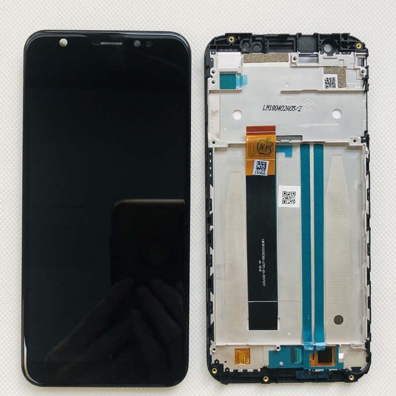 5.5 ''Voor Asus Zenfone Max M1 ZB555KL Lcd Display Panel Touch Screen Digitizer Glas Sensor Vergadering Vervangende Onderdelen + frame