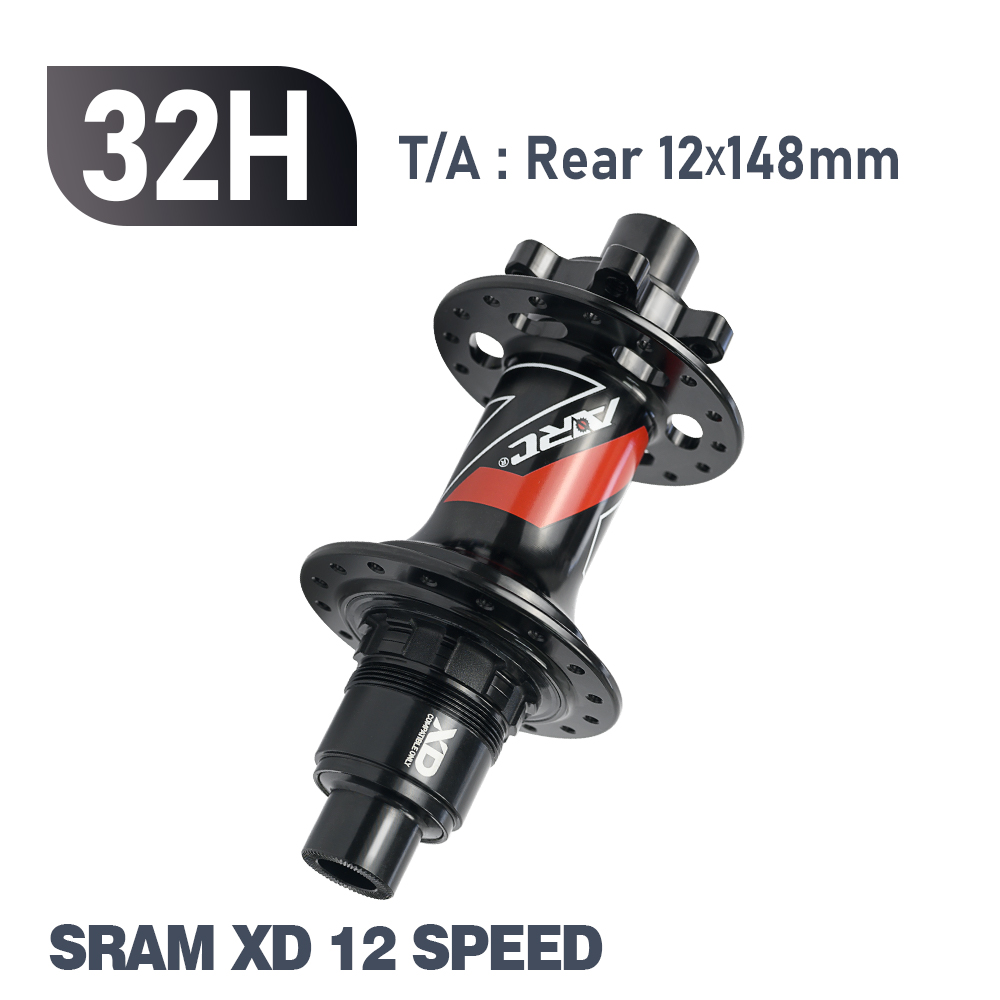 ARC Boost Hub 4 rodamientos MTB Hub 6 trinquetes 3 dientes 15x110 12x148 para Micro Spline 12S HG 8 9 10 11 12 Sram XD 12S buje de bicicleta: Gris claro