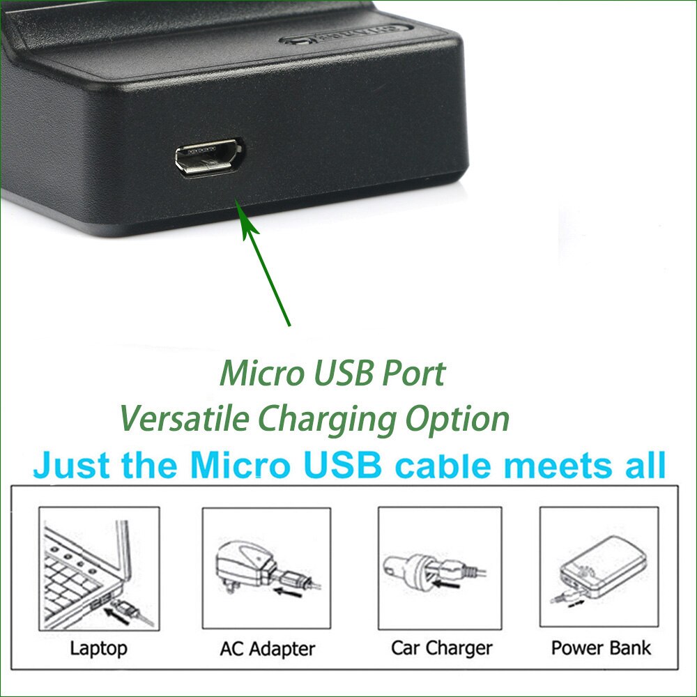 Lanfulang NP-FM50 FM50 NPFM50 USB Battery Charger for Sony NP- FM30 FM55H QM50 QM51 FM70 FM71 QM71 QM71D FM90 FM91 QM91 QM91D