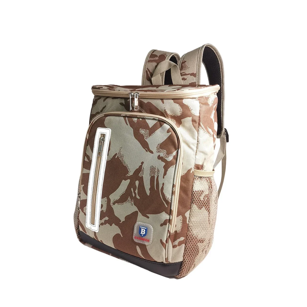 20l Outdoor Thermische Rugzak Koeltas Geïsoleerde Lunchtas Lekvrij Camping Bier Drinken Picknick Rugzak Voedsel Vers Bewaarzak: Khaki