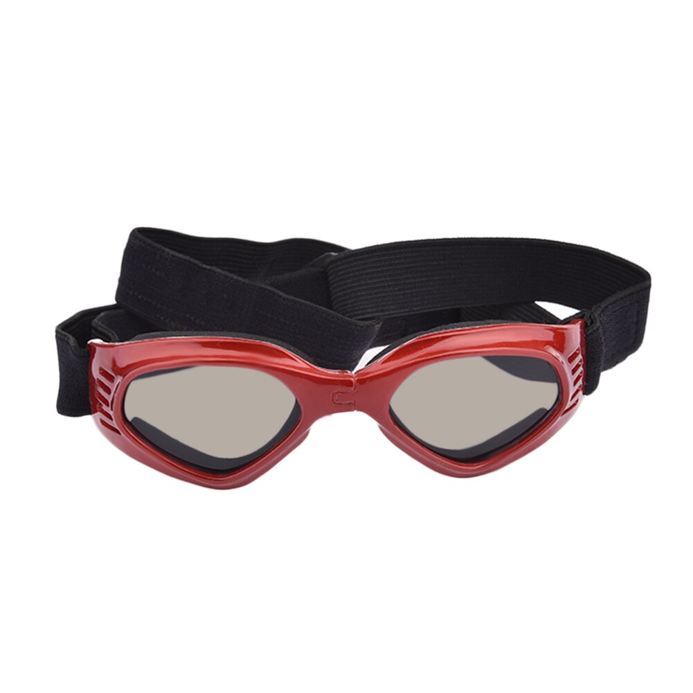 6 farben Nette Haustier Hund Sonnenbrille Sonnenbrille Haustier Katze Brille Auge Tragen Welpen Augenschutz Hundesalon Zubehör Pet dekoration: Rot