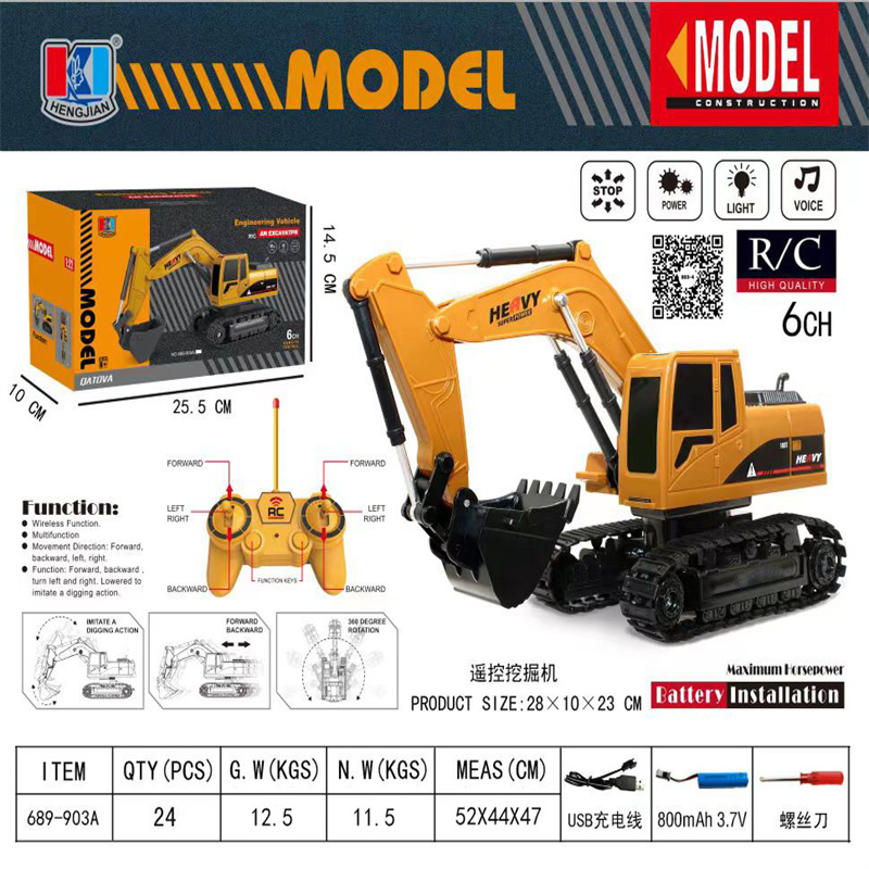 Camión volquete de aleación RC 1:20 13CH, vehículo de ingeniería, carretilla elevadora, excavadora pesada, coche de Control remoto, juguetes para niños,: Verde