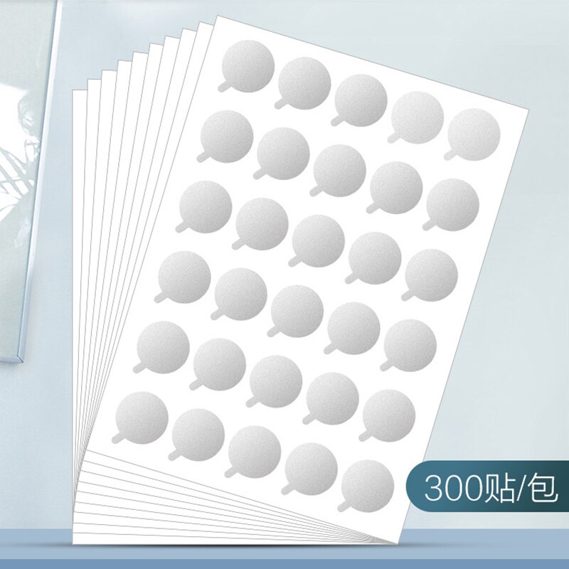 100/300 Pc Wimper Extension Stickers Wegwerp Wimper Lijm Houder Pallet Wimper Extension Lijm Pads Onder Stand Wimper Gereedschap