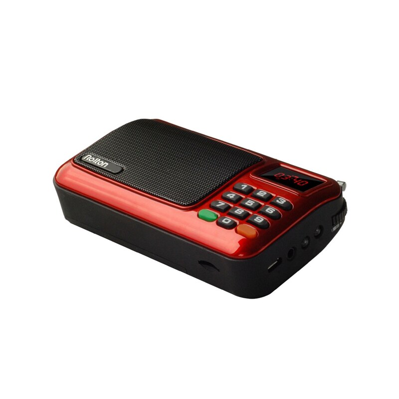 Rolton W405 Draagbare Mini Fm Radio Speaker Music Player Tf Card Usb Voor Pc Ipod Telefoon Met Led Display