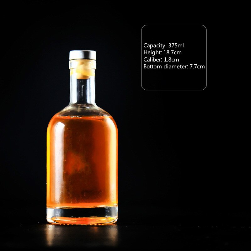 200ml-750ml Handmade Vodka Wine Bottle Fruit Wine Bottle Sake Rice Hip Flask Tea-Seed Oil Spice Jar Keep Fresh: 375m