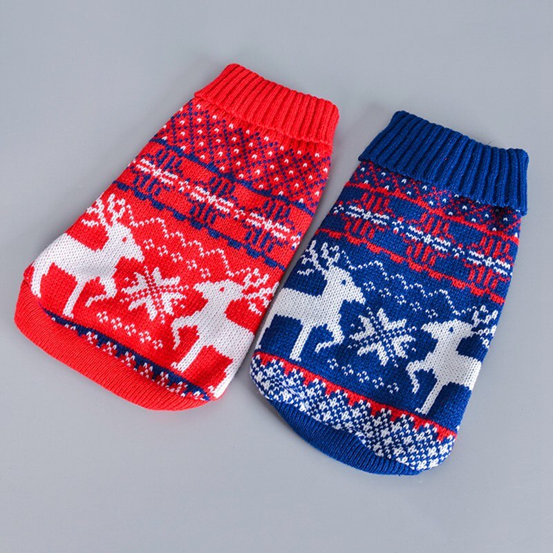 Huisdier Kleding Herfst Winter Warm Trui Hond Kerst Elanden Trui Honden Truien Kleding Warme Jas Cartoon Vrolijk Kerstfeest XS-XXL