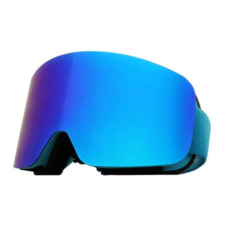 Snowboarden Ski Bril Winter Man Vrouwen Anti-Fog Premium Sneeuw Ski Goggles Uv-bescherming Winter Sport Goggles Gafas Ski: Blauw